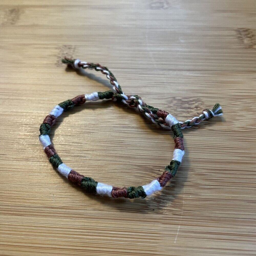 Kennedy Bracelet, anklet, trendy, comfortable, tie, embroidery thread, woven, gi